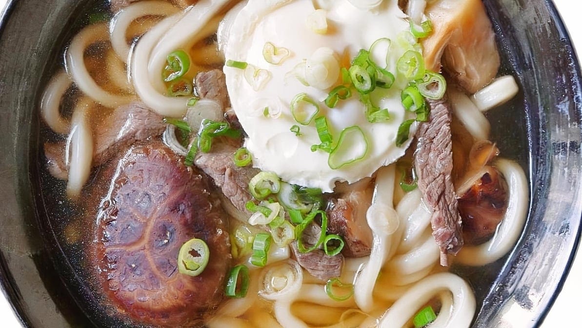 Beef Udon Noodle Soup.