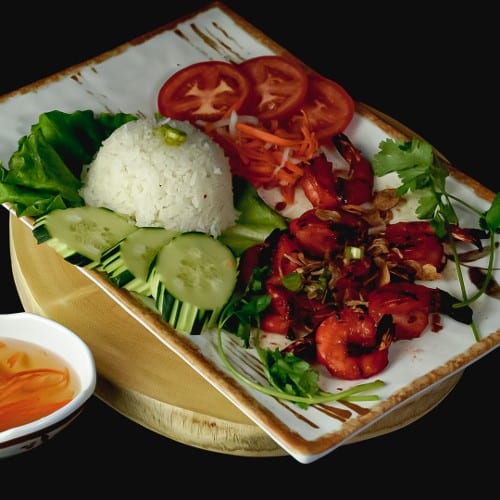 7C Grilled Shrimp with Rice.