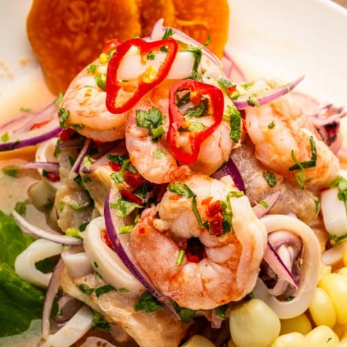 Ceviche Mixto.