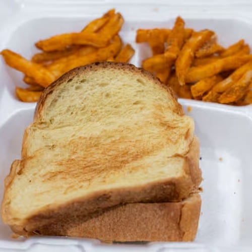 Chopped Chicken Burger.