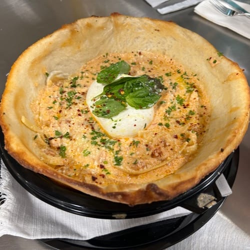 The Drunken Burrata Pasta.