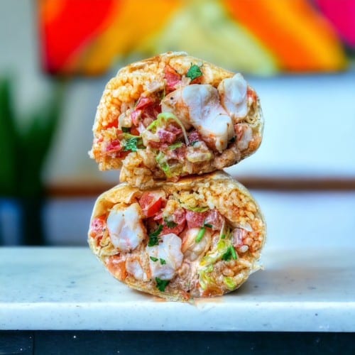 Shrimp Burrito.