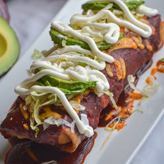 Carnitas Chimichanga or Burro