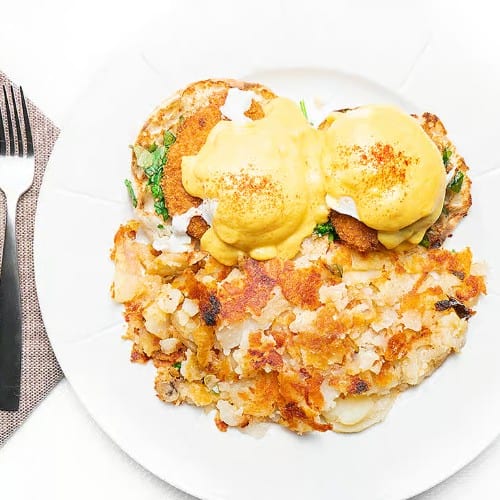 Crab Cake Benedict.