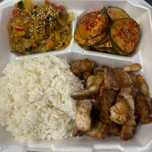 Korean BBQ Pork Box.