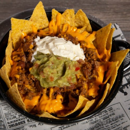 Beef Birria Nachos.