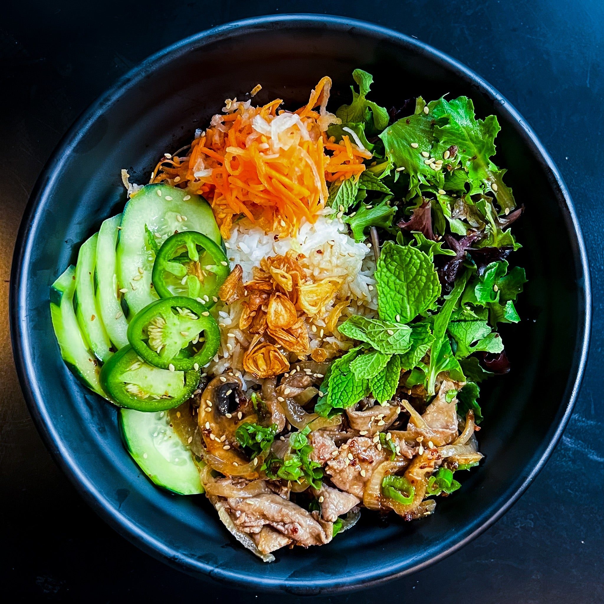 Lemongrass Angus Beef Vermicelli.