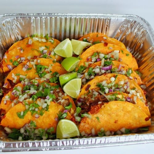 10 Quesabirrias Tray.