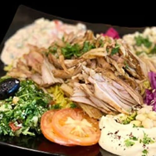 Chicken Shawarma Platter.