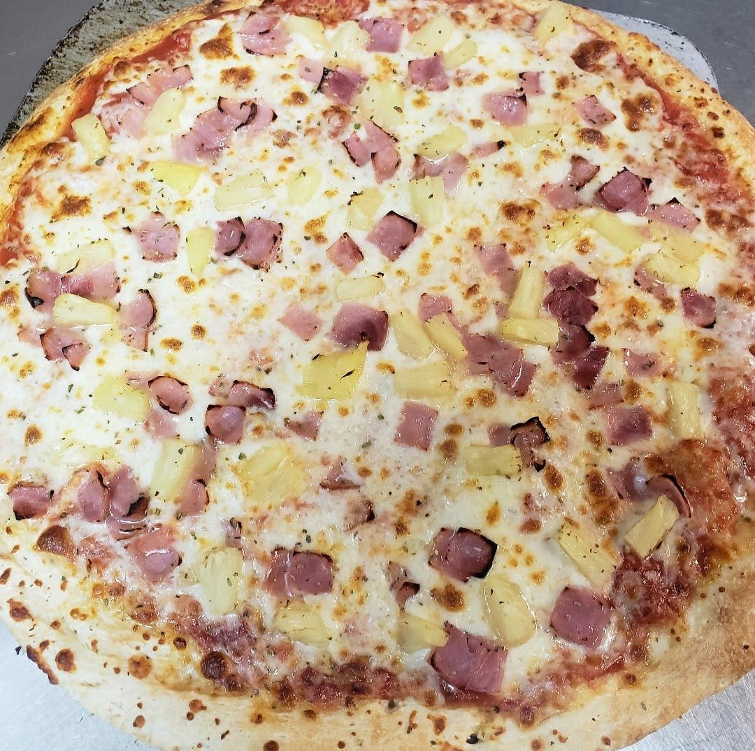 The Hawaiian pizza.