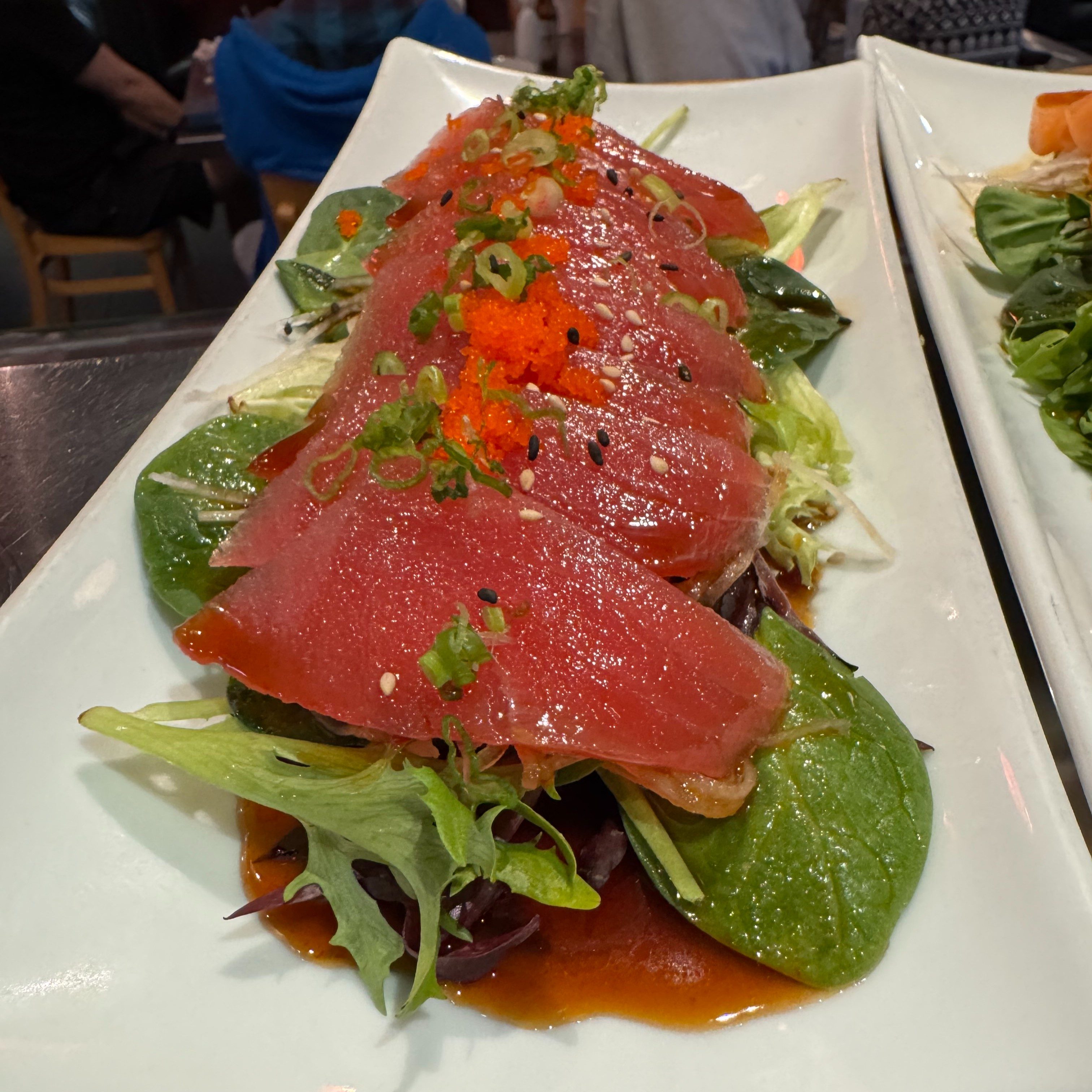 Spicy Tuna Sashimi.