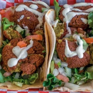 Two Falafel Tacos