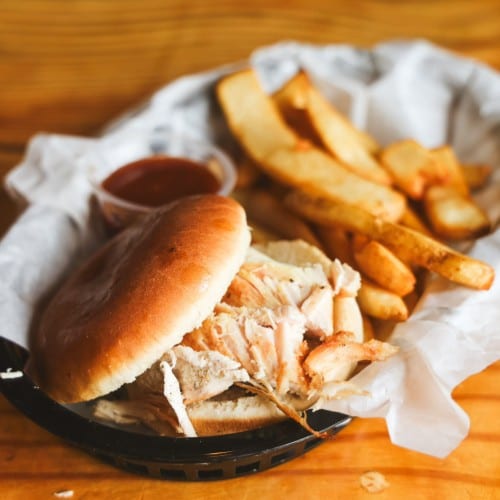 BBQ Chicken Sandwich.