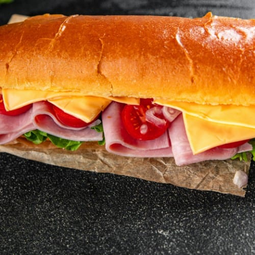 Ham & Cheese Sub.