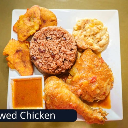 Brown Stewed Chicken Brunch.