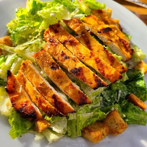 Chicken Caesar Salad.
