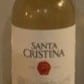 Santa Christina Pinot Grigio bottle.