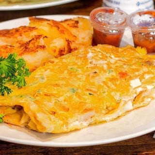 Chicken Fajita Omelette