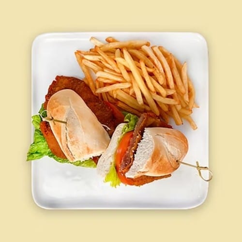 Meat Milanese Sandwich.