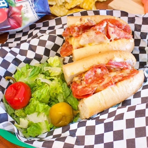 Pepperoni Cheesesteak.