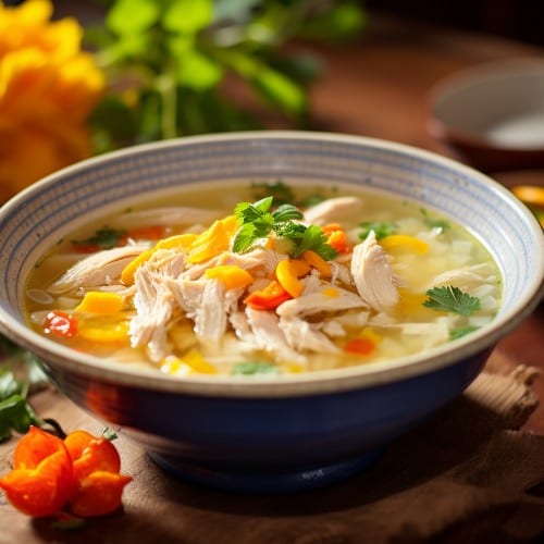 Hot & Sour Chicken Soup.