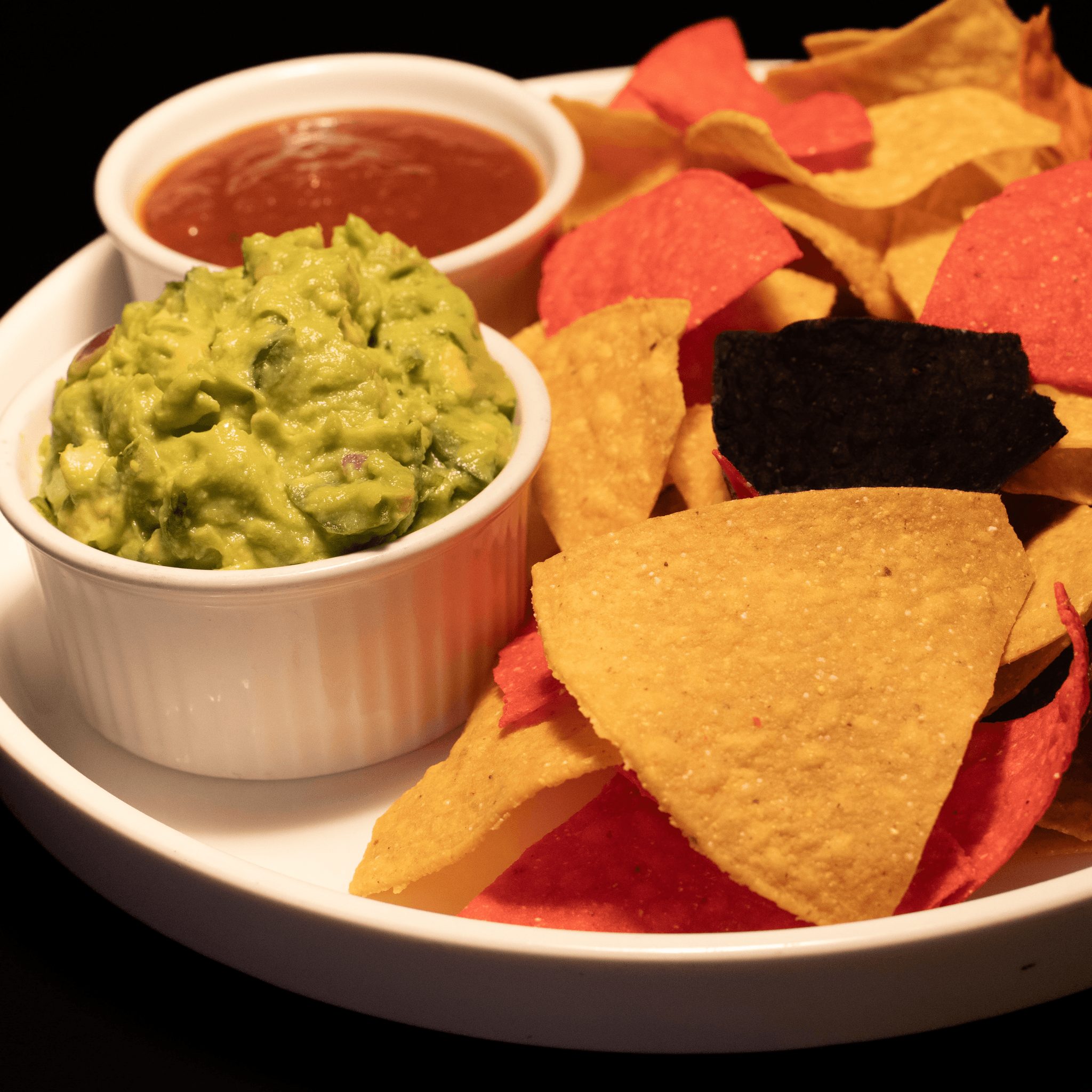 Guacamole & Fire Roasted Salsa.