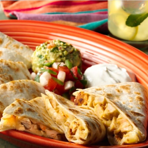 Chipotle Shrimp Quesadilla.