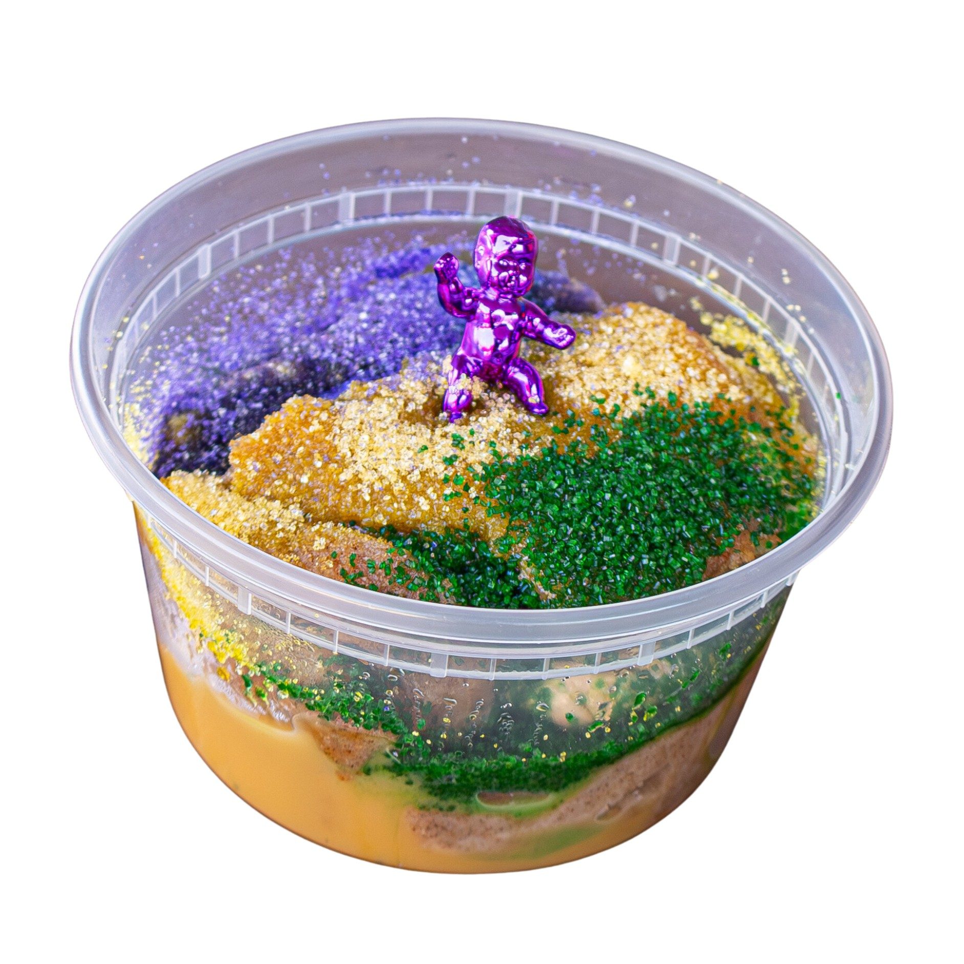 King Cake Bread Pudding.