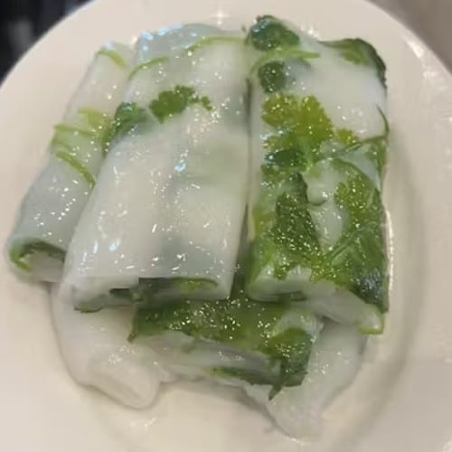 Coriander Rice Noodle Roll (lunch only).