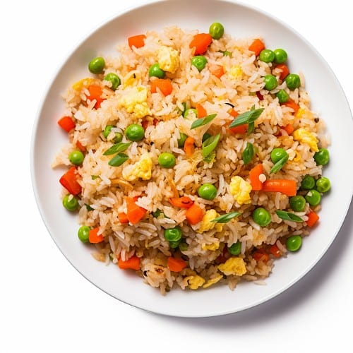 VEGETABLE FRIED RICE.