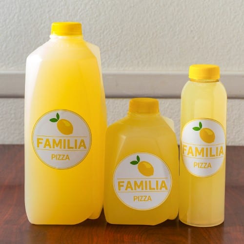 Fresh Homemade Lemonade.