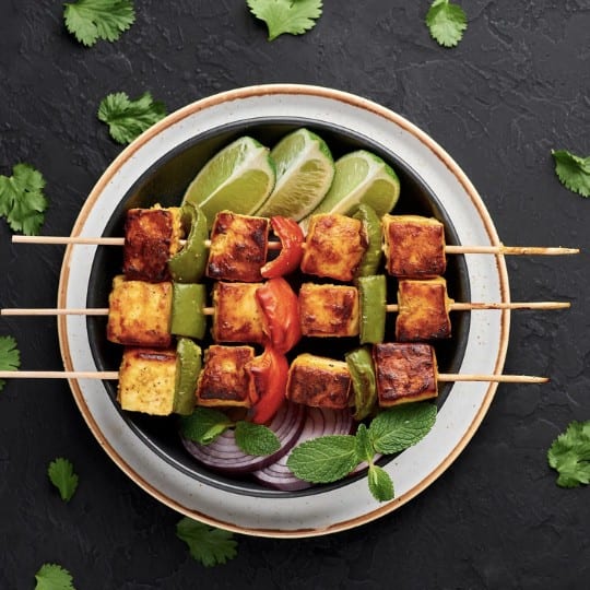 Paneer Shashlik.