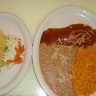 A. One Beef Taco & One Beef Enchilada