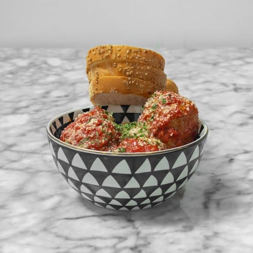 Rig A' Tony and Meatballs Dinner.