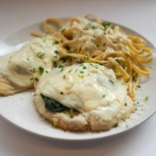 Chicken Florentine.