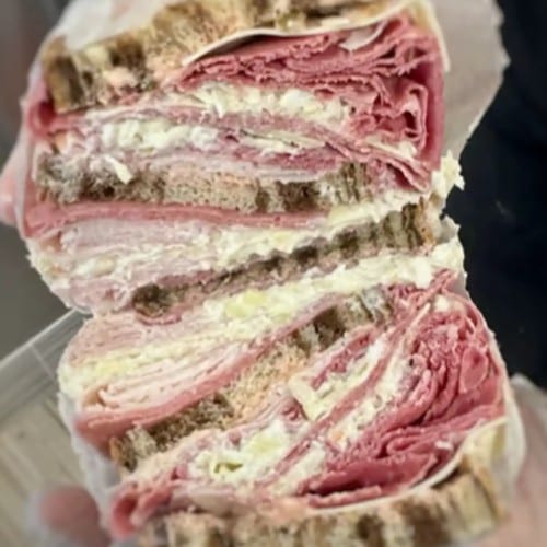 Corned Beef Special Sandwich.