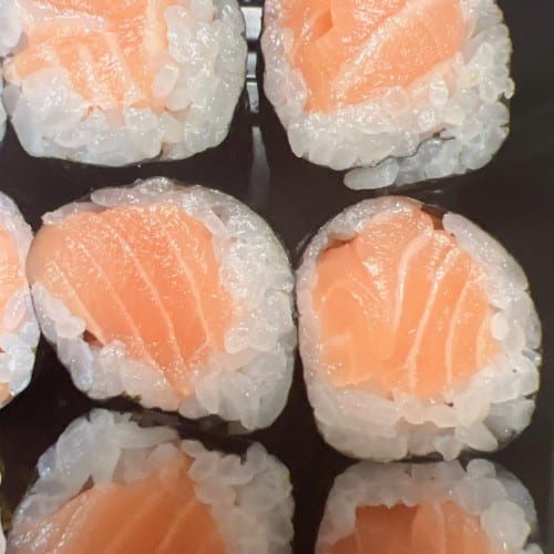Salmon Sushi Roll.