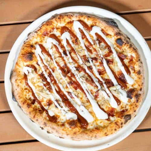 BBQ Chicken, Bacon, Ranch Pizza (12").