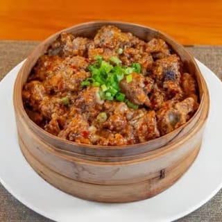 Steamed Pork Ribs with Seasoned Rice Powder / 粉蒸排骨