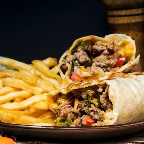 Kid Steak Burrito.