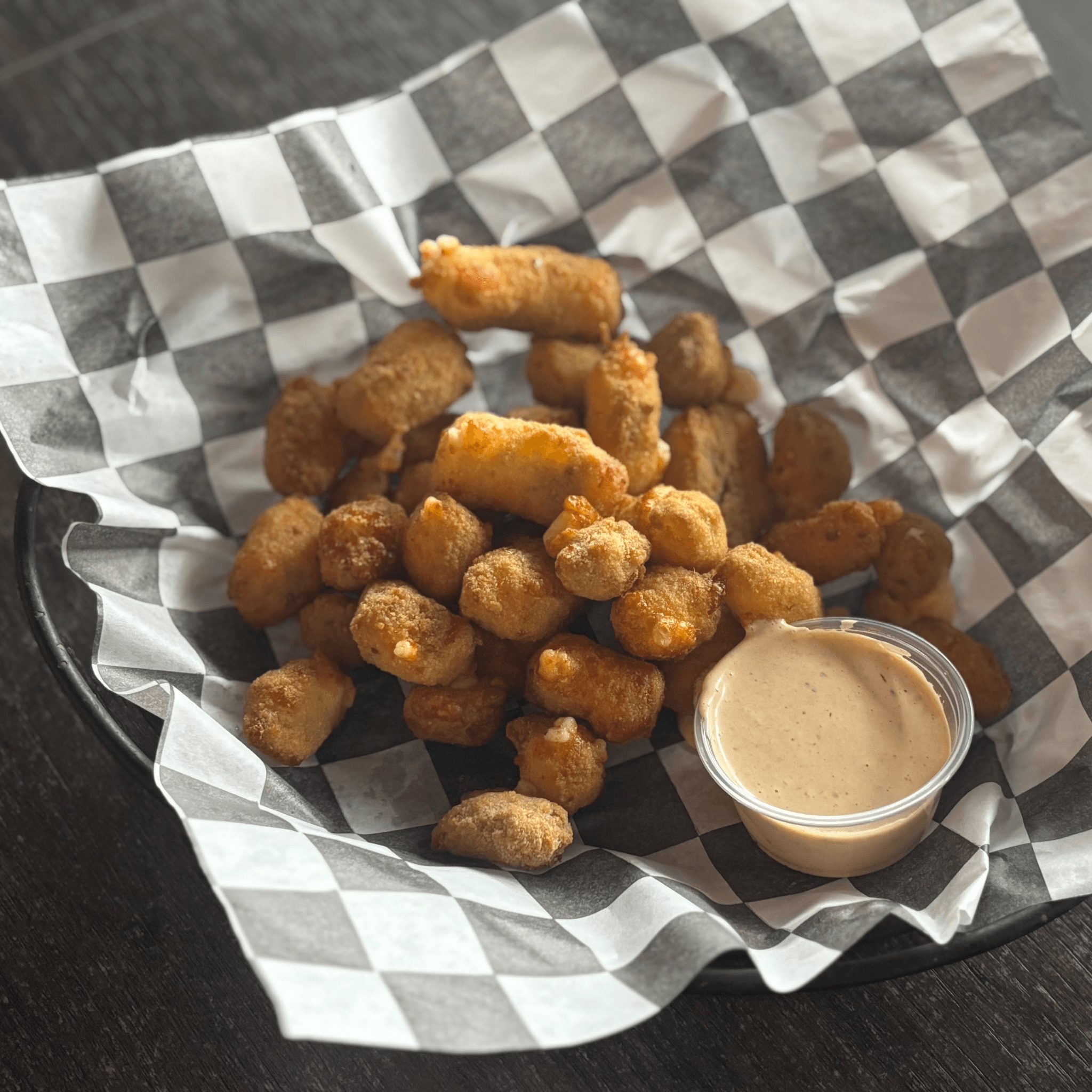 Fried Hatch Chile Cheese Curds.