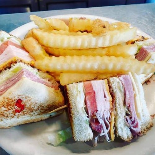 Chicken Club Sandwich.