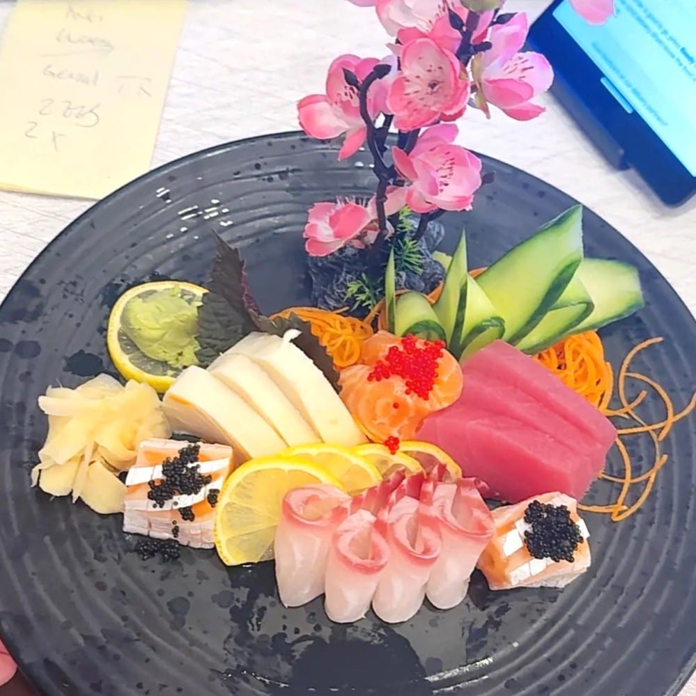 Assorted Sashimi.