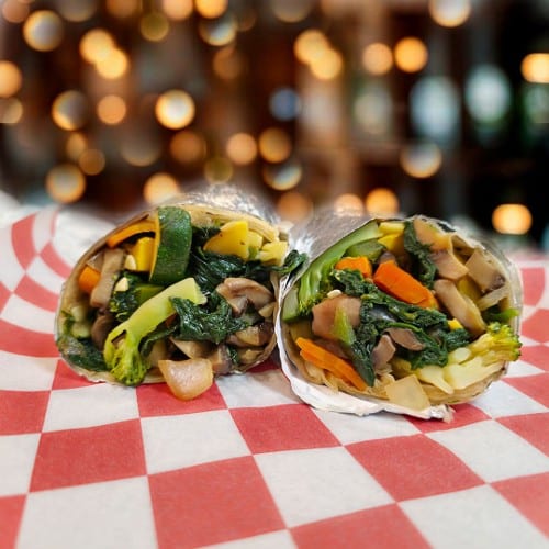 Grilled Chicken & Veggie Wrap.