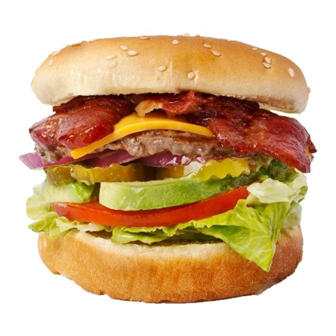 9. Bacon Avocado Burger.