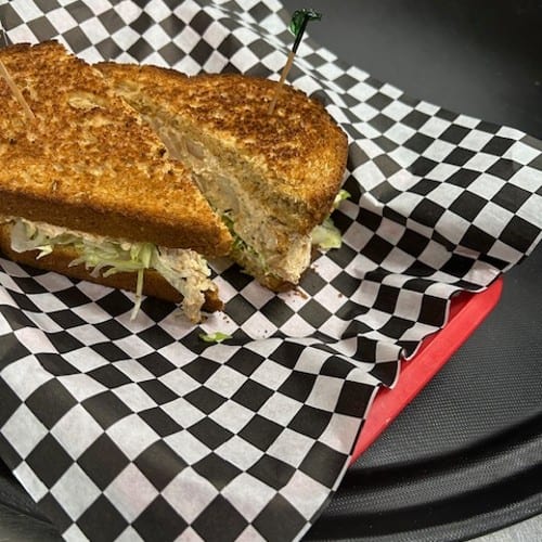 Shrimp Salad Sandwich.