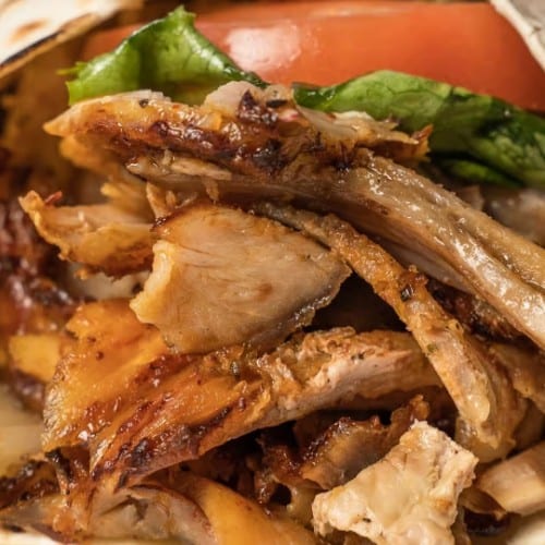 Chicken Shish Kebab Wrap.