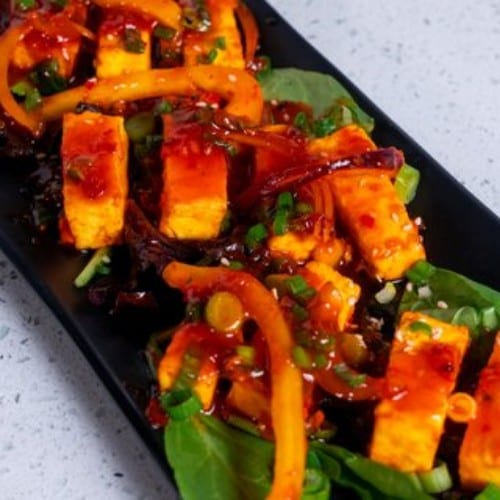 Chili Paneer.