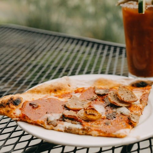 Pepe Sal Pizza Slice.