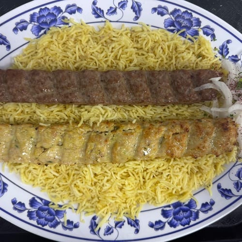 Kofta Kabab Combo Platter.